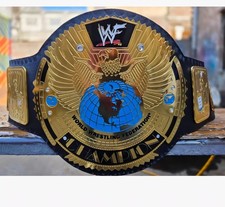 Attitude Era Big Eagle Championship Wrestling Belt Replica 2mm Brass 