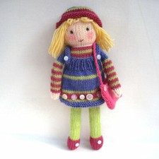 BETSY BUTTON - 13" RAG DOLL DK
