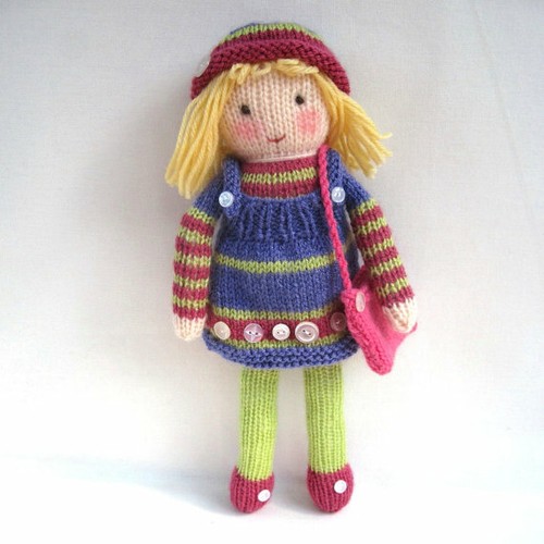 Betsy button rag - button, 13"