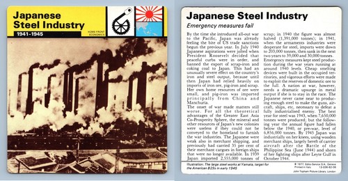 Japanese steel industry - industry,