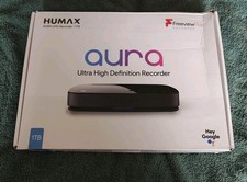 Humax Aura 1TB 4K Freeview Play TV Recorder **FULLY WORKING AND RESET***