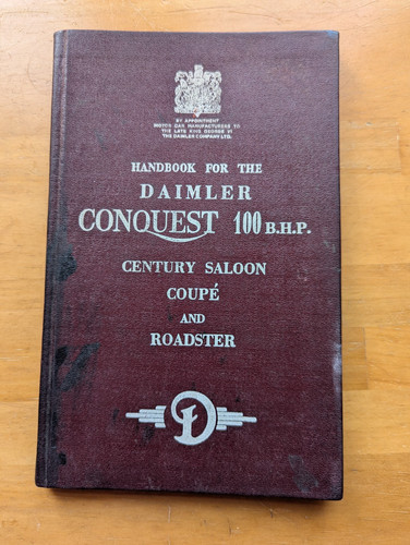 Daimler conquest 100 bhp - daimler,