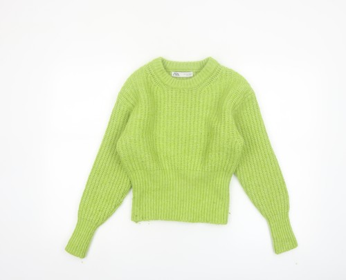 Zara womens green - zara, knit