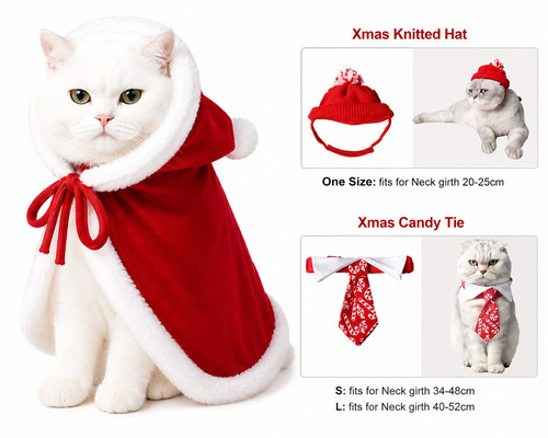 Dog cat christmas - cat,