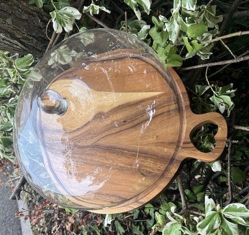 Wooden serving board with - wooden,