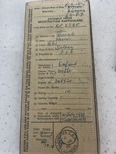 Morris Oxford 1929  Log Book   Collectible Memorabillia  Wall Art