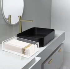 NEW Clear Acrylic Guest Towel