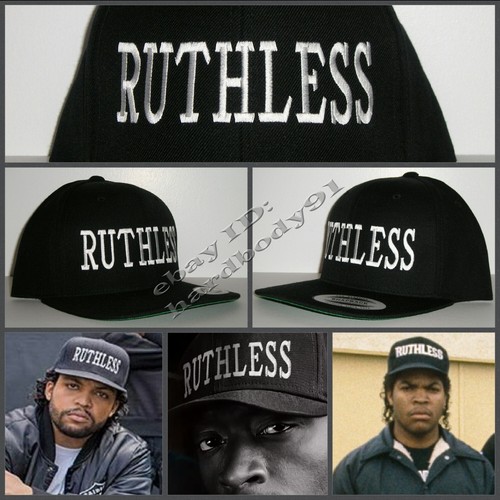 New black ruthless snapback - new,