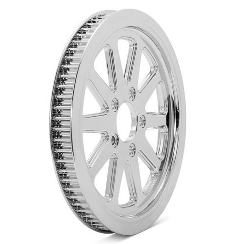 Chrome tooth rear - chrome, pulley