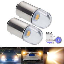 LED 6V Ba9s T4w Car Side Light Bulbs Interior Lighting Parking Bulbs Warm White