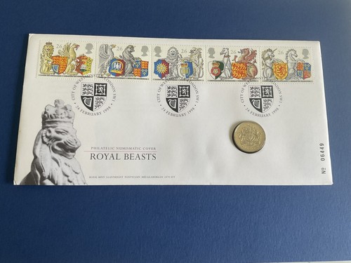 1998 royal beasts mail - 1998,