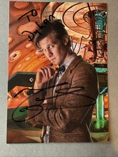 Doctor Who Matt Smith Signed