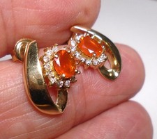 14ct gold  Fire Opal and
