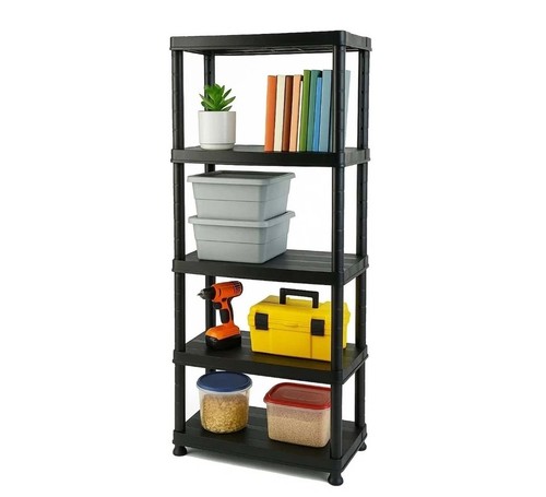 Tier plastic shelf unit - 5,