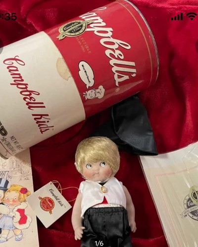 Campbell kids porcelain doll - kids,