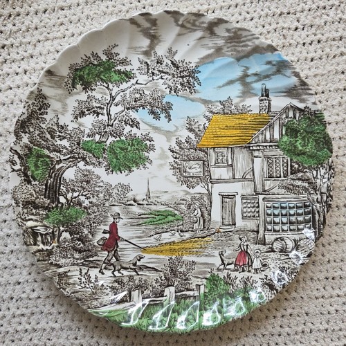 Vintage dinner plate - dinner,