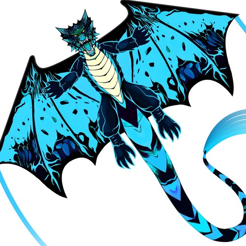 Sgftre red evil dragon kite - sgftre,