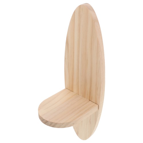 Oval shelving unit - shelving, wooden