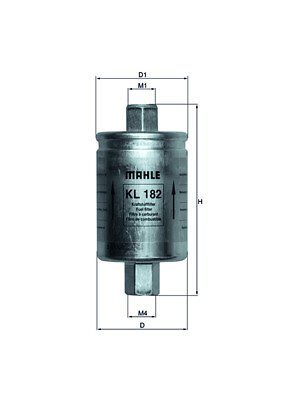 Knecht 182 fuel filter for - fuel,