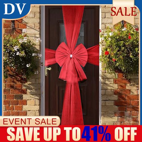 Christmas door bow - christmas,