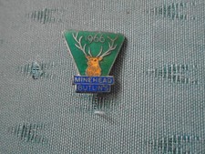 1966 BUTLINS MINEHEAD HOLIDAY CAMP ENAMEL PIN BADGE - GAUNT