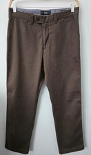 Brax Men's Brown Straight Leg