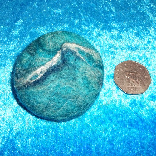 Unusual handmade large - handmade, blue