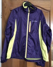 Muddy Fox Ladies Purple/Yellow Trim Cycling Jacket - Size 16