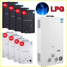8L/10L/12L/16L/18L Instant Gas Hot Water Heater Tankless Gas Boiler LPG Propane