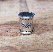 9.5mm Metal Dread Bead Collar