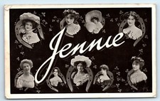 POSTCARD JENNIE GLOSSO NAME N