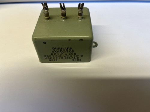 Dubilier nitrogol capacitor - dubilier, 2