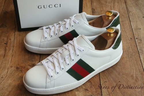 Gucci ace white crocodile - white,