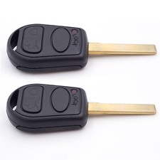 2pcs 3 Button Smart Key Case