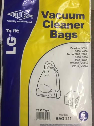Tb33 vacuum cleaner bags - tb33,
