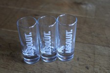 3 x Absolut Vodka Shot Glass