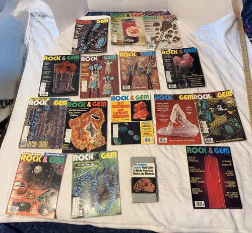 Rock gem magazine lot of - rock,