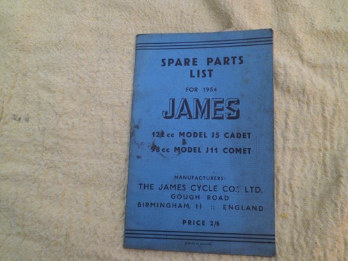 James cadet 122cc comet - j5,