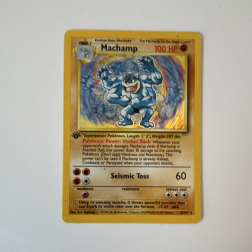 Pokémon tcg machamp base - tcg, set