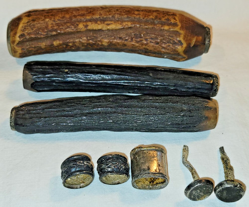 Lot antique stag antler - lot,