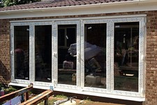 White uPVC Bi fold Doors