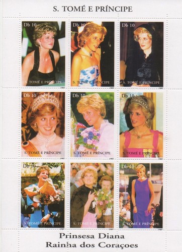 Princess diana 1997 mnh stamp - diana,