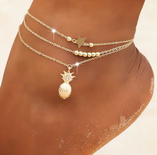 Gold Pineapple Star Bracelet