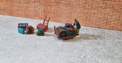 Luggage set with - with, trolleys