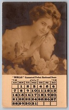 1912 July Advertising Calendar