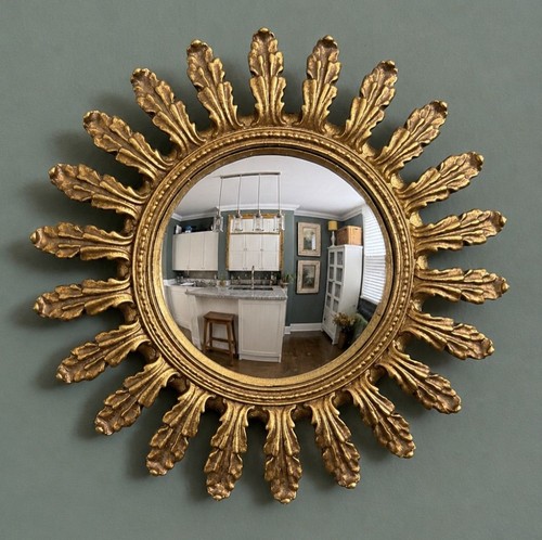 Gold antiqued round - gold,