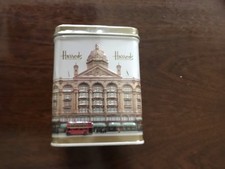 Harrods Tea Caddy With Contents Strong breakfast Tea. Loose Leaf.