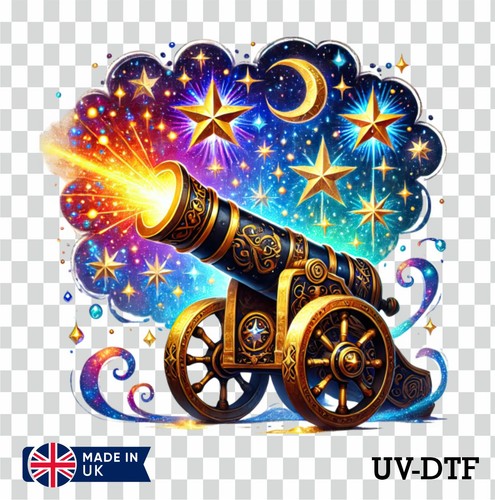 Cannon dtf sticker glass - uv,