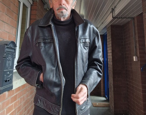 Men vintage leather - vintage, bomber