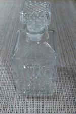 Square glass decanter - glass,